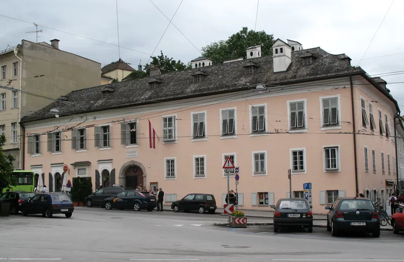 The Mozart Residence (Wohnhaus) on Makartplatz in Salzburg